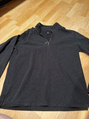 Men's windriver Black Quarter-Zip Sweater